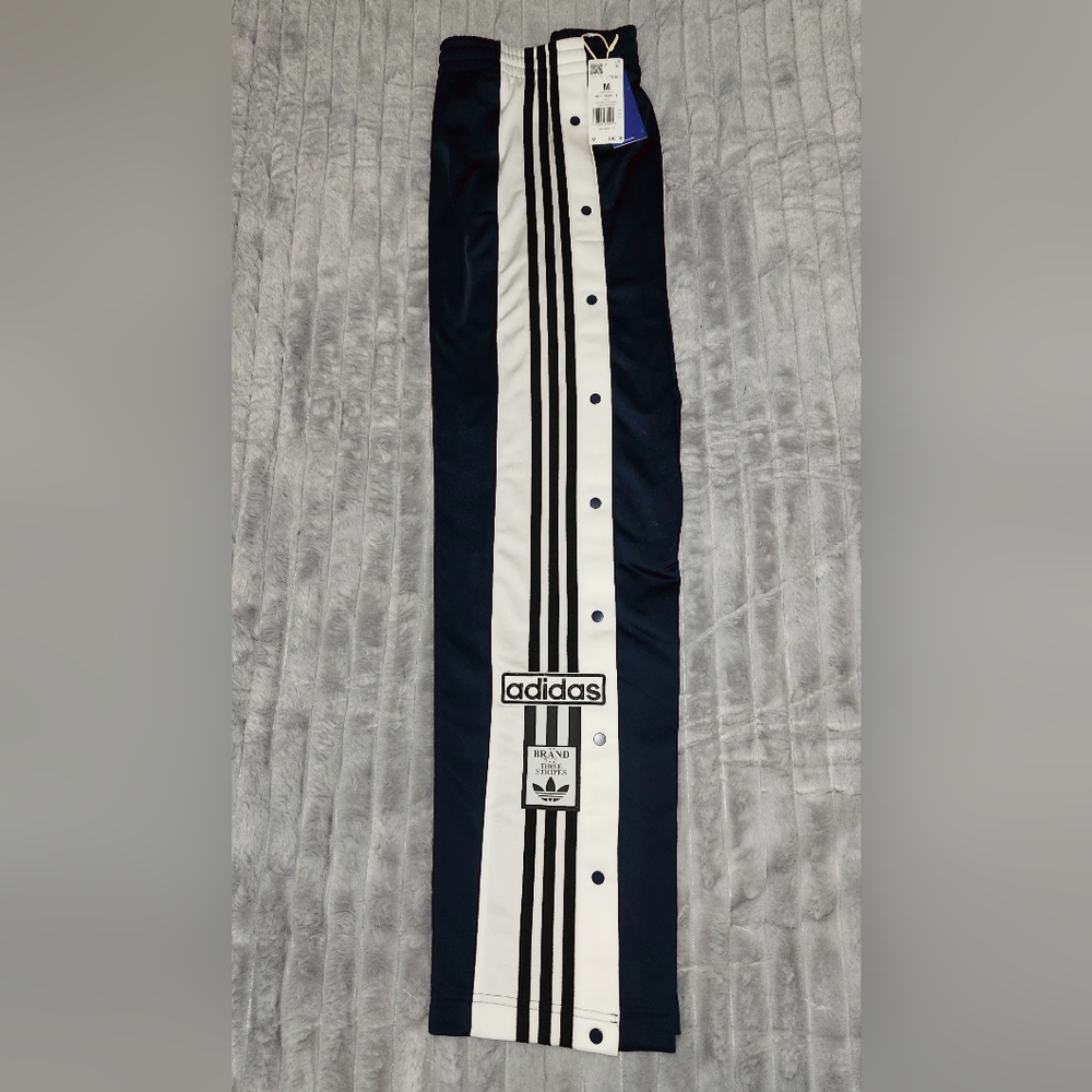 NWT Adidas Originals Adibreak Pants, Night Indigo | Black, M - Picture 4 of 11